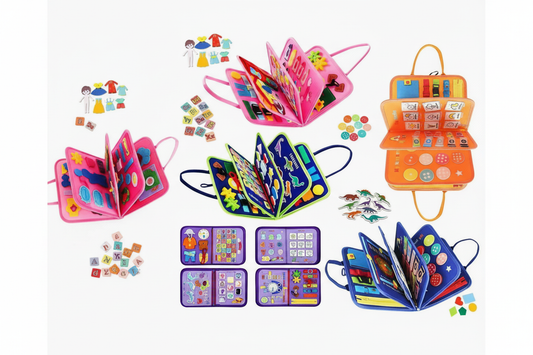 Busy Board Collection Flat Lay