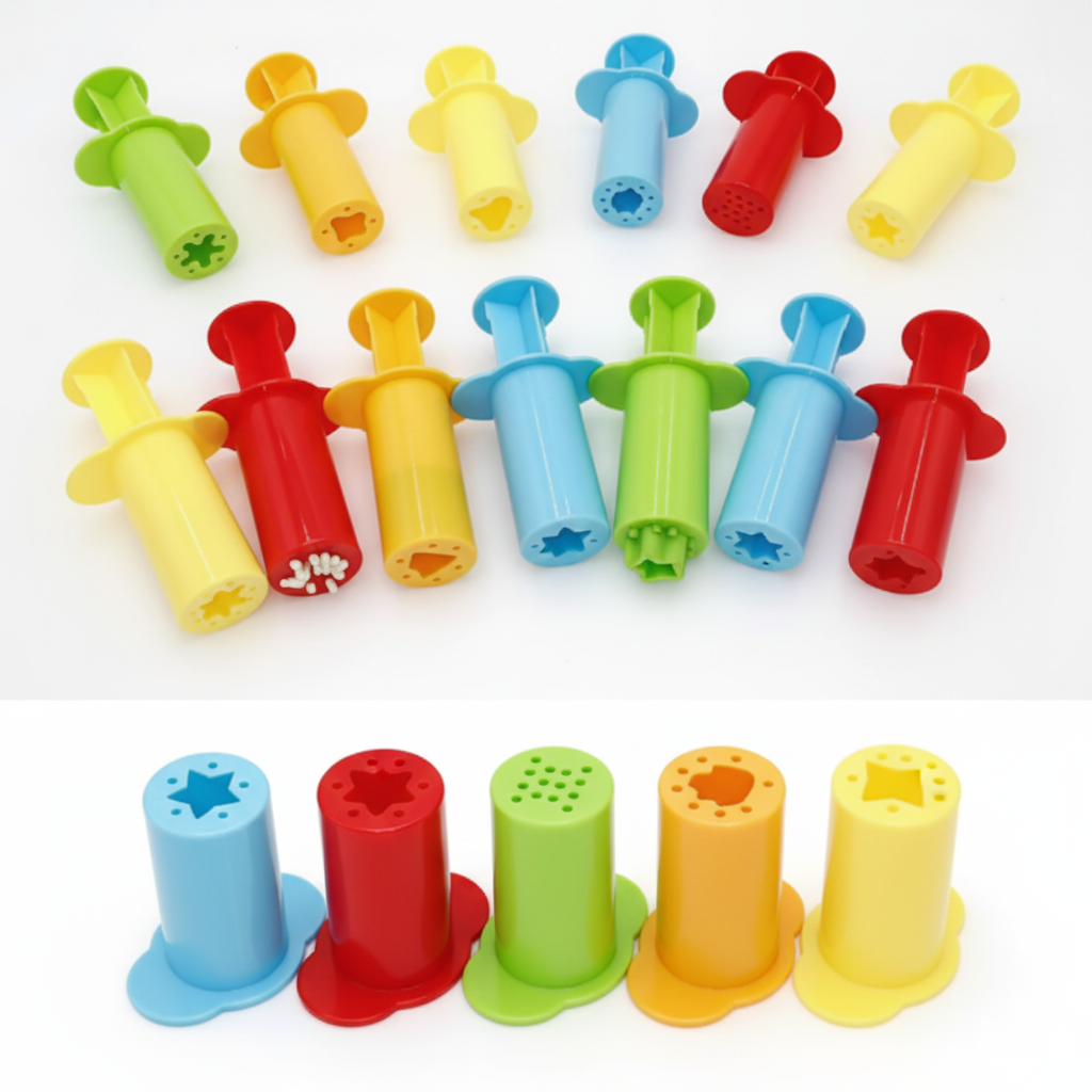 MoldMagic™ Clay Extruder & Mold Set – 5-Piece Kids Tool Kit