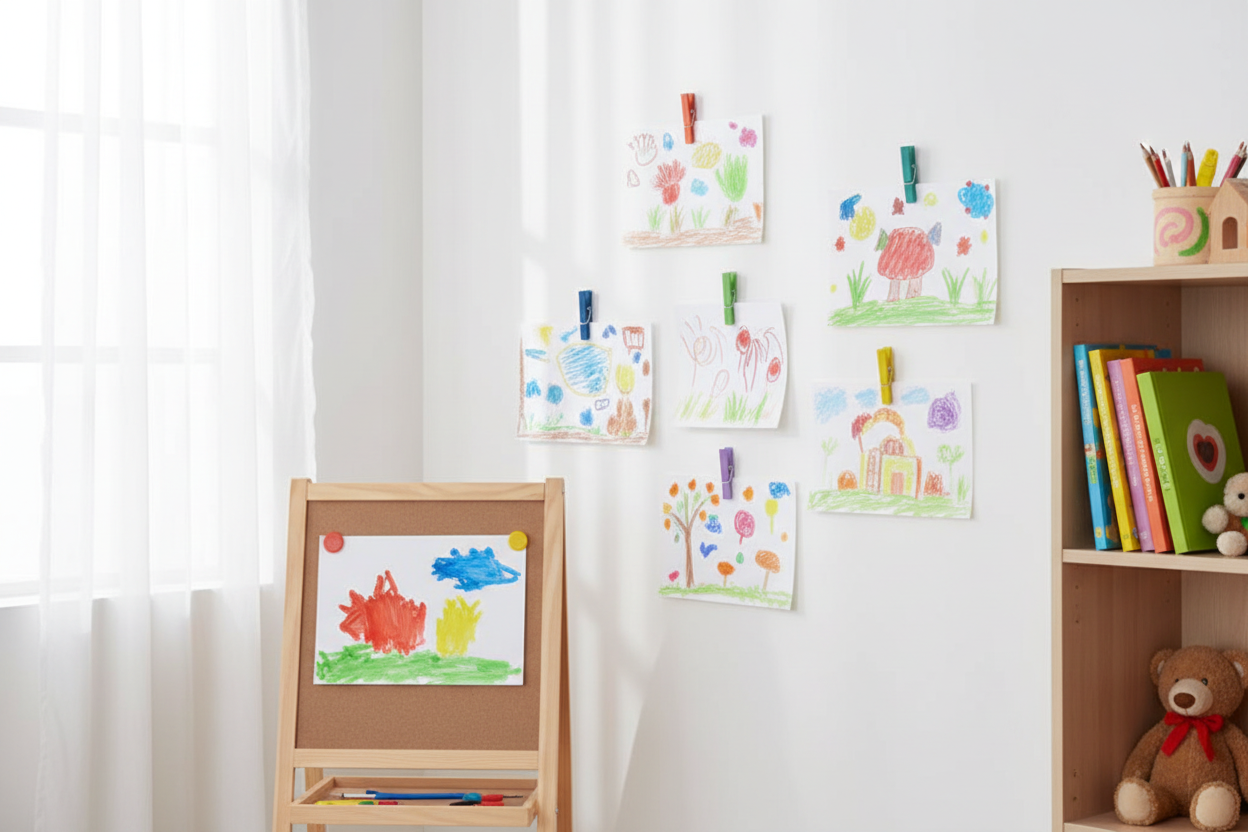 Colorful Push Pin Clips - Kids Room