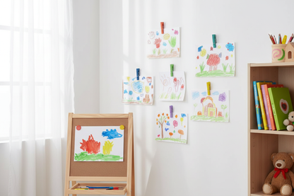 Colorful Push Pin Clips - Kids Room