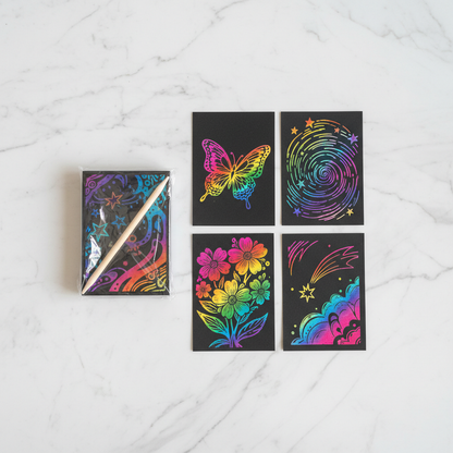 Rainbow Scratch Notes Fresh Shot