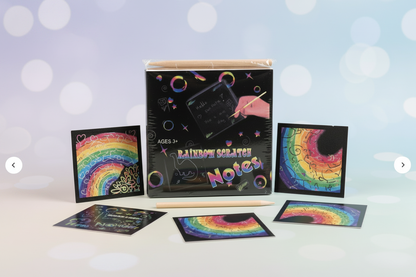 Rainbow Scratch Notes Gift No Text